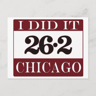 Chicago Marathon Vykort