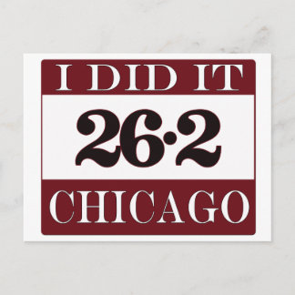 Chicago Marathon Vykort