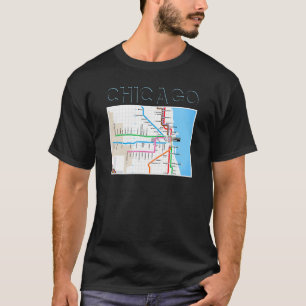 Chicago Metro Transit Karta Chi Town Windy City So T Shirt