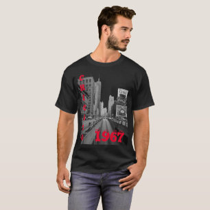 Chicago Michigan Avenue 1967 Street Scene Tee