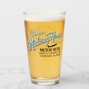 Chicago Midway House Motor Hotel, Chicago, IL Glaskopp