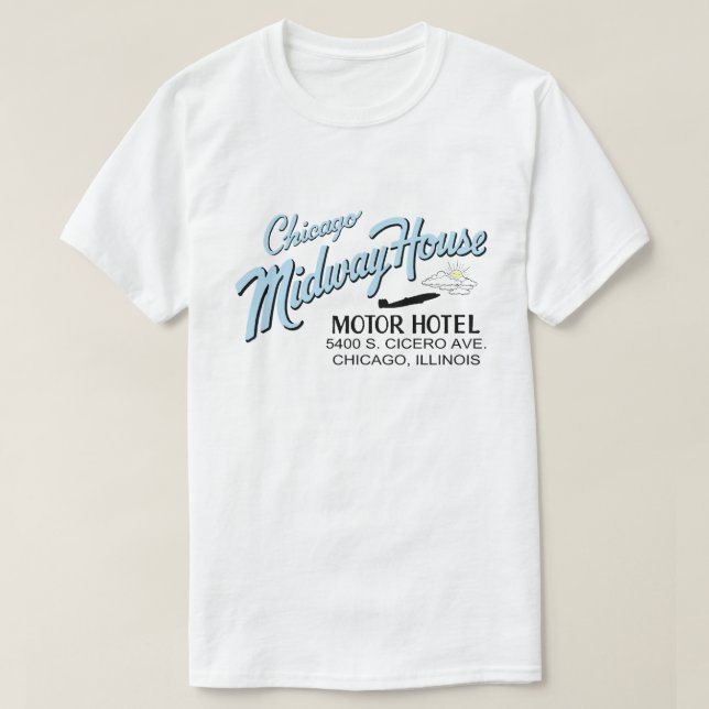 Chicago Midway House Motor Hotel, Chicago, IL T Shirt (Design framsida)