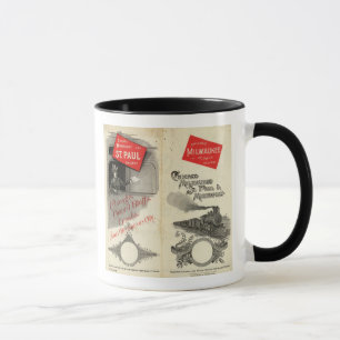 Chicago Milwaukee och St Paul Railway Mugg