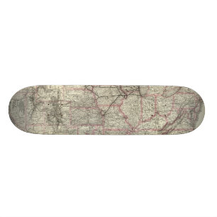 Chicago Milwaukee och St Paul Ry och anslutningar Skateboard Bräda 19,5 Cm