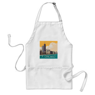 Chicago Modern Skyline Förkläde