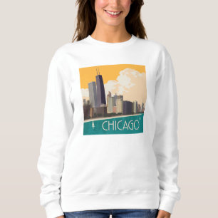 Chicago Modern Skyline T Shirt