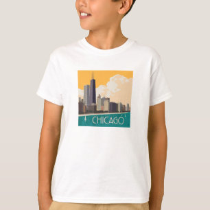 Chicago Modern Skyline T Shirt