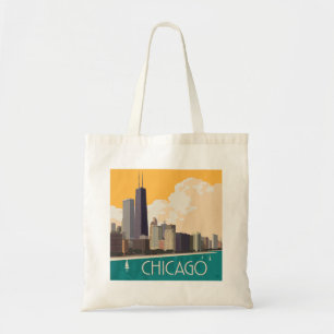 Chicago Modern Skyline Tygkasse