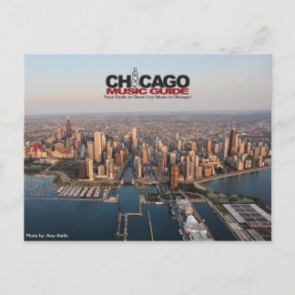 Chicago Music Guide Postcard #3 Vykort