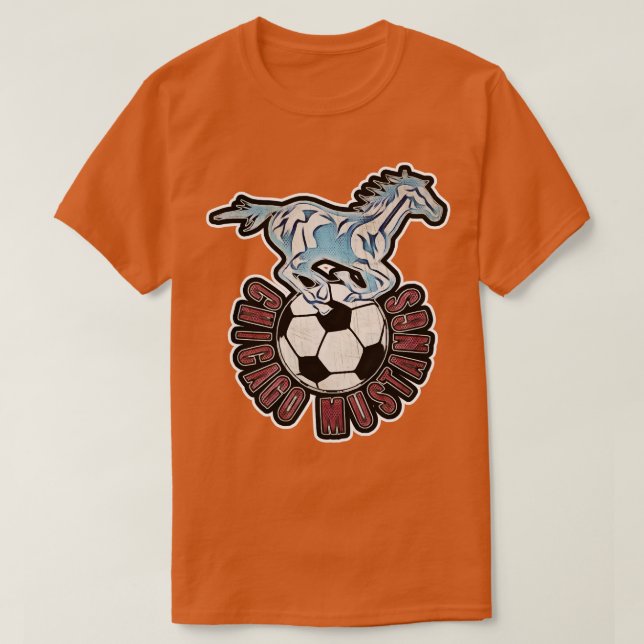Chicago Mustangs Soccer T Shirt (Design framsida)