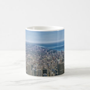 Chicago Nature Scene Byggnad Torn Kaffemugg