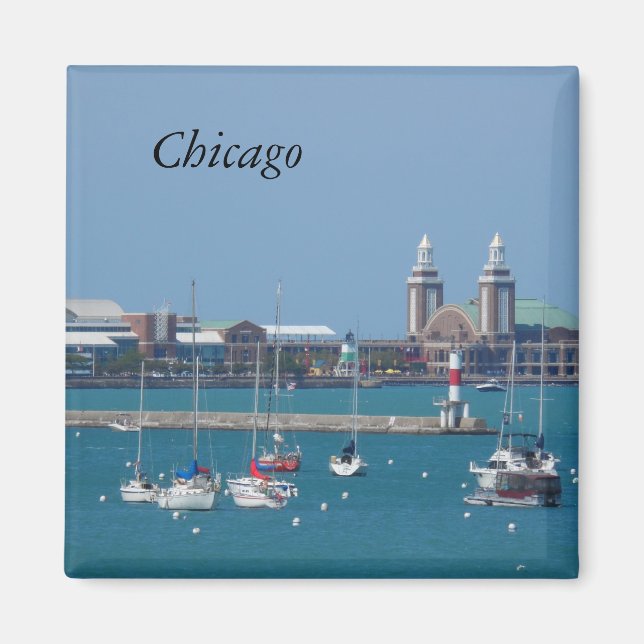 Chicago Navy Pier Magnet (Framsidan)