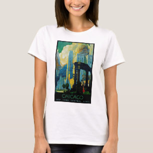 Chicago ~ New York Central Linjer Tee