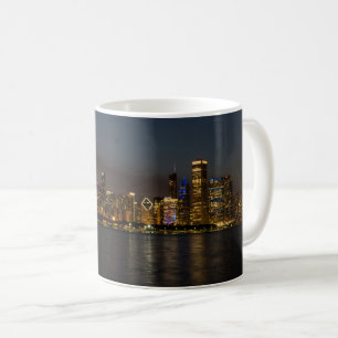Chicago Night Cityscape Coffee Mugg
