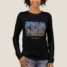 Chicago Night Skyline T Shirt