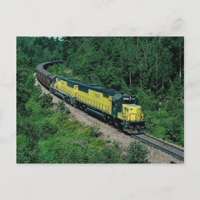 Chicago & Northwest, EMD Vykort (Framsida)