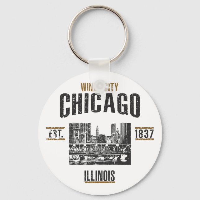 Chicago Nyckelring (Framsida)