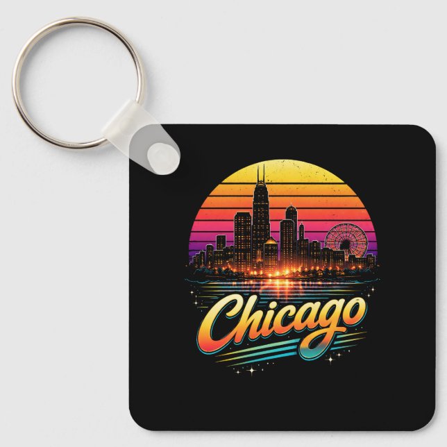Chicago Nyckelring (Framsida)
