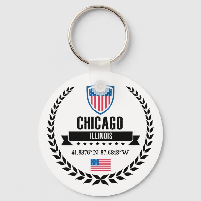 Chicago Nyckelring (Framsida)