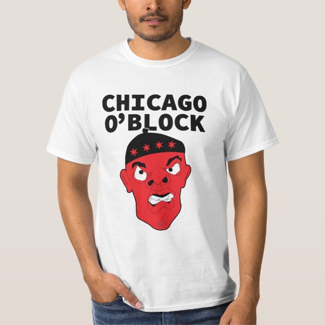Chicago O'Block Hiphop T Shirt (Framsida)