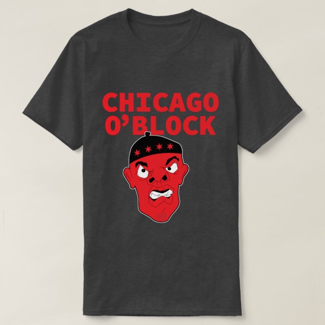 Chicago O'Block Hiphop T Shirt (Design framsida)