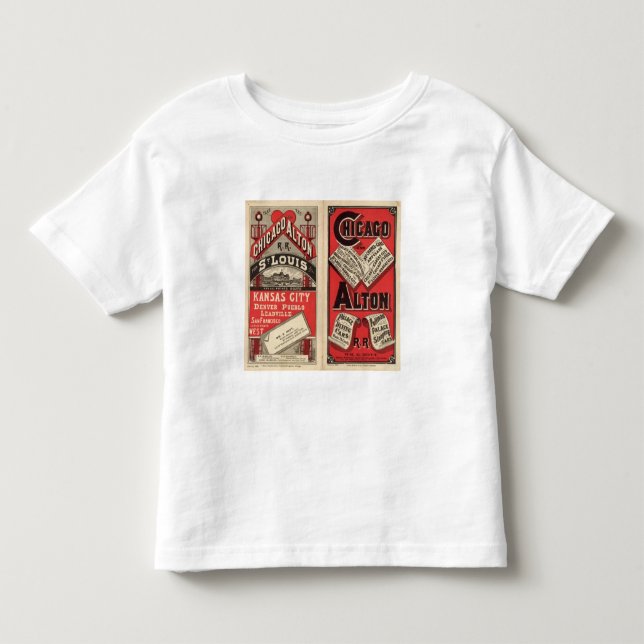 Chicago och Alton järnväg T-shirt (Framsida)