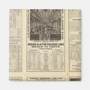 Chicago och Alton Railroad 2 Magnet