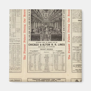 Chicago och Alton Railroad 3 Magnet