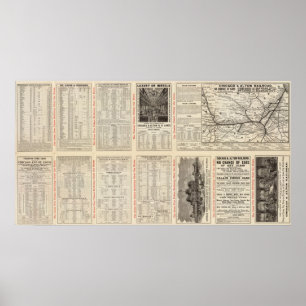 Chicago och Alton Railroad 3 Poster