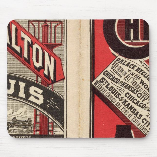 Chicago och Alton Railroad Musmatta (Framsidan)