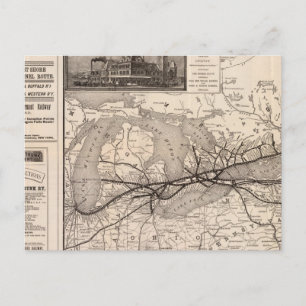 Chicago och Grand Trunk Railway Vykort
