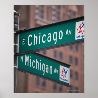 Chicago och Michigan Avenue-signalstationer, Chica Poster