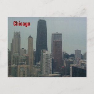 Chicago och Sjö Michigan Vykort
