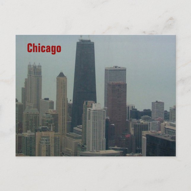Chicago och Sjö Michigan Vykort (Framsida)
