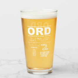 Chicago O'Hare Internationell Airport ORD Glaskopp