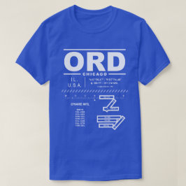Chicago O'Hare Internationell Airport ORD T-Shirt