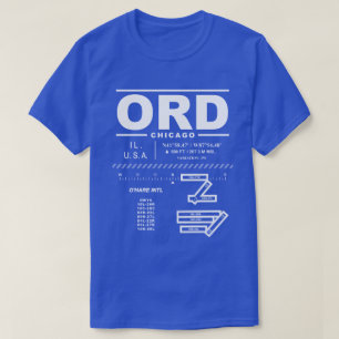Chicago O'Hare Internationell Airport ORD T-Shirt