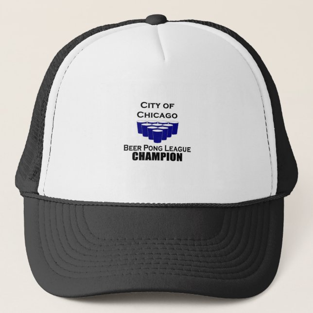 Chicago ölPong mästare Truckerkeps (Framsida)