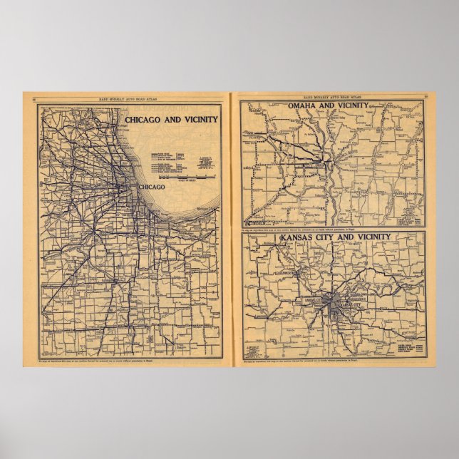 Chicago, Omaha, Kansas City Poster (Framsidan)
