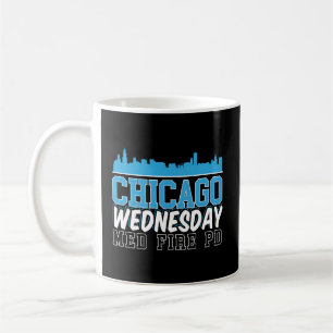 Chicago Onsdag Med Fire Pd Chicago Skyline Kaffemugg