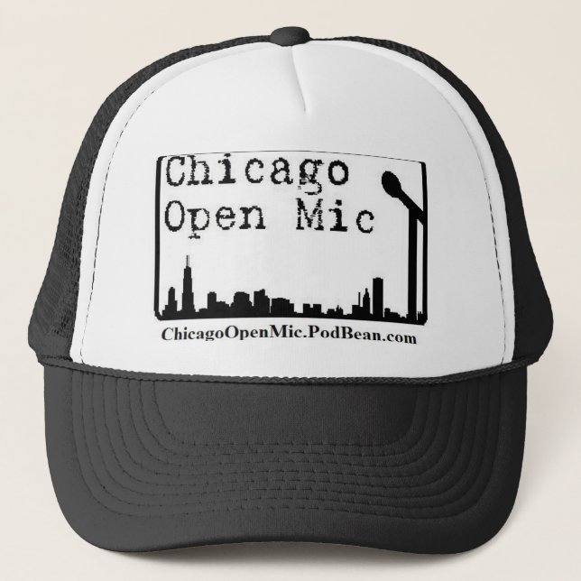 Chicago öppen Mic Truckerkeps (Framsida)