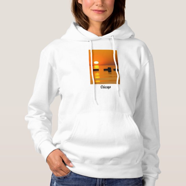 Chicago Orange Galore Morgon T Shirt (Framsida)