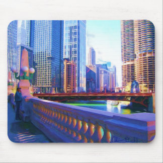 Chicago överbryggar Mousepad Musmatta