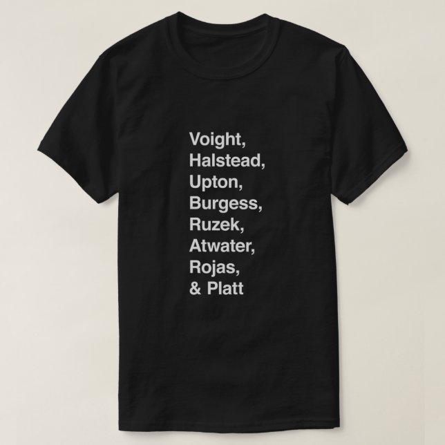 Chicago P.D. Team Classic T Shirt (Design framsida)