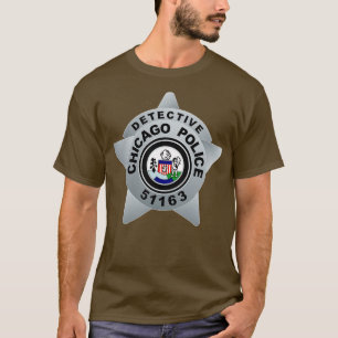 CHICAGO PD BADGE 51163 DETECTIVE JAY HALSTEAD T SHIRT