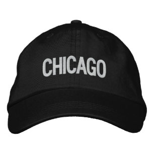 Chicago Personlig Justable Hat Broderad Keps