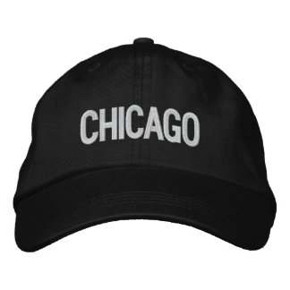 Chicago Personlig Justable Hat Broderad Keps