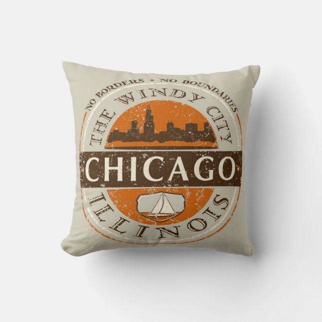 Chicago Pillow Kudde (Framsida)