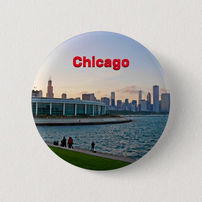 Chicago Pin Knapp (Framsida)