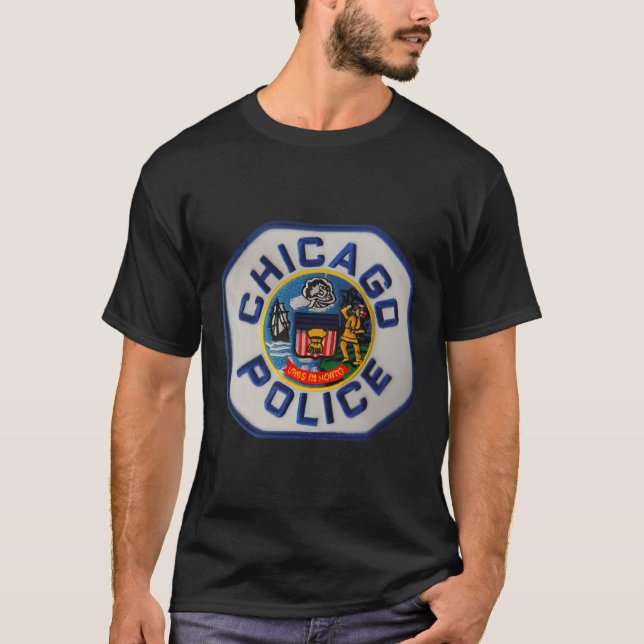Chicago Police Department Seal T Shirt (Framsida)
